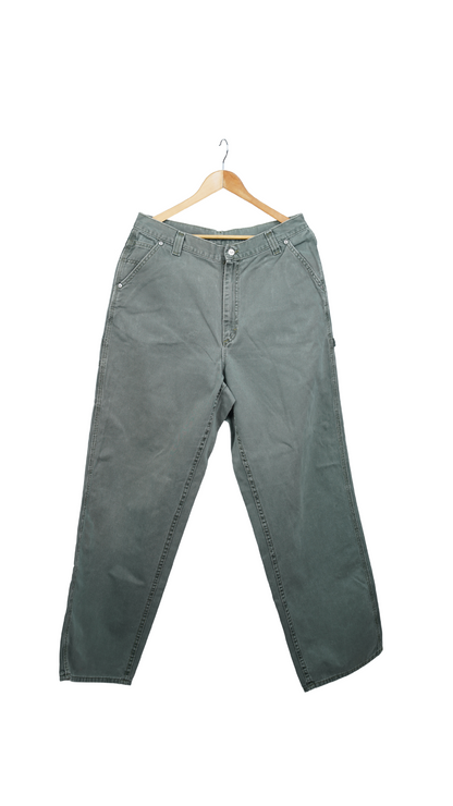 Grey Cotton Trousers