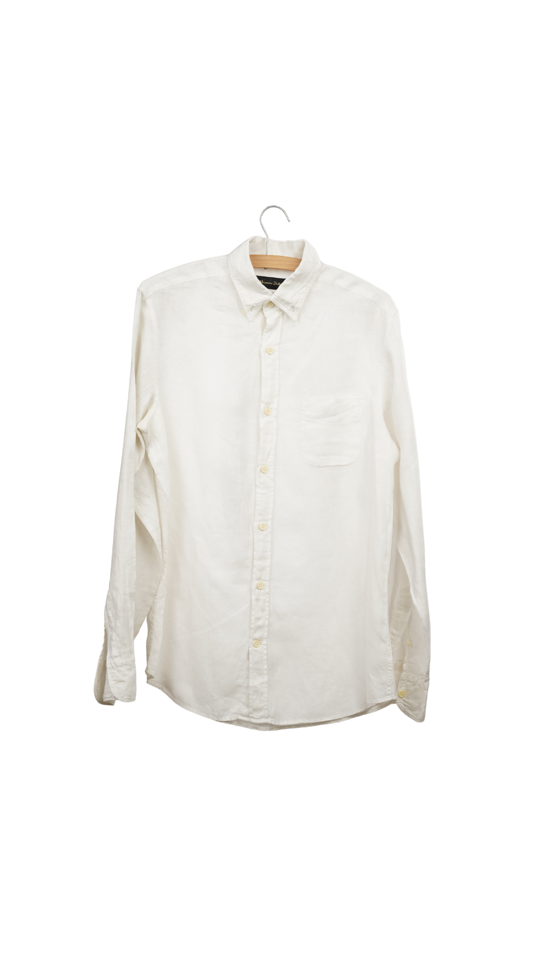 White Massimo Dutti Button Down Shirt