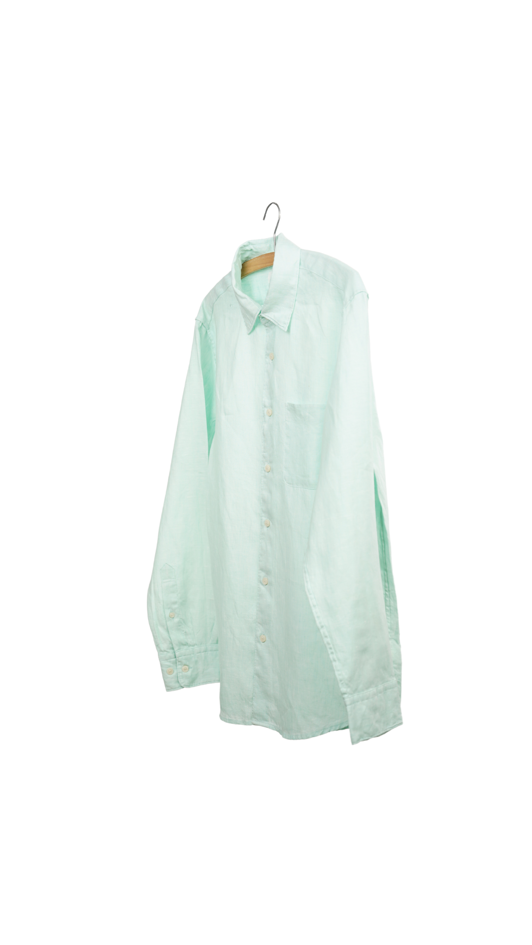 Green Uniqlo Button Down