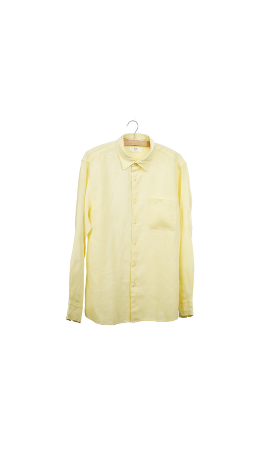 Yellow Uniqlo Button Down Shirt