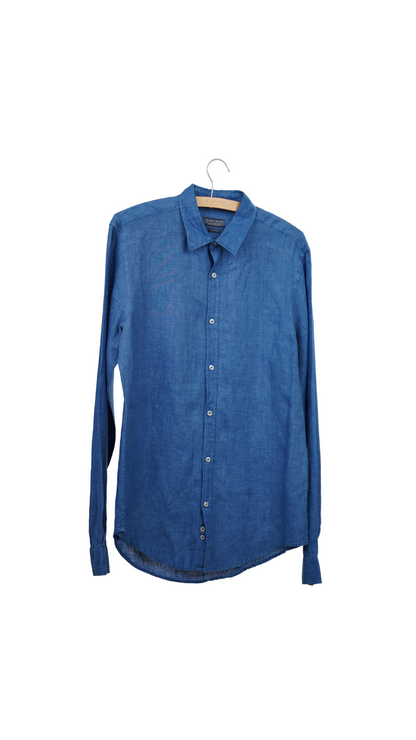 Denim Blue Zara Button Down