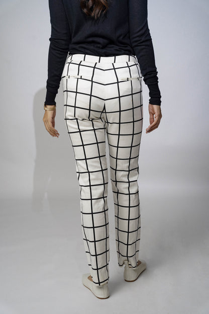 Black And White Checkered Pants