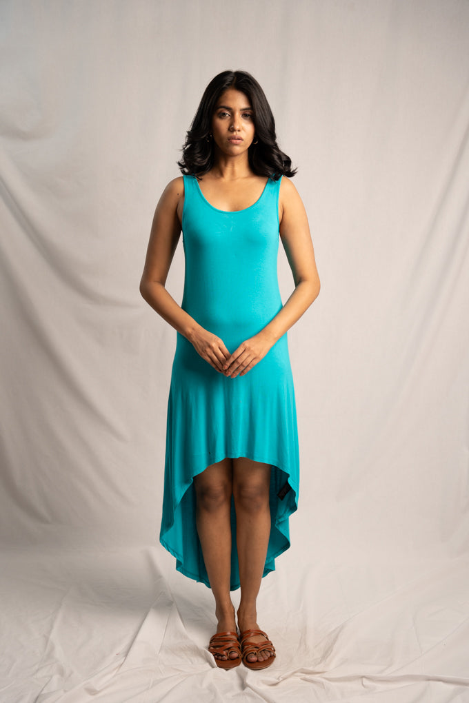 Teal Tank Dress