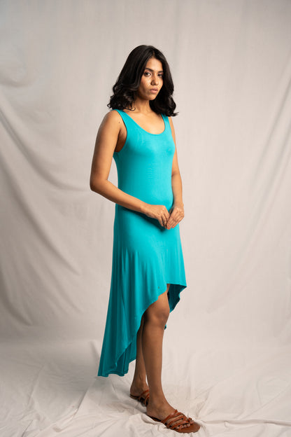 Teal Tank Dress