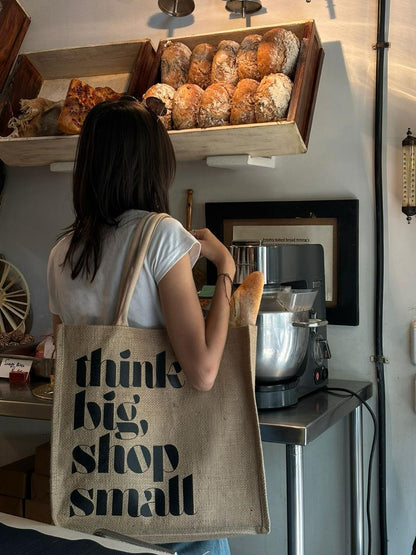 Think Big, Shop Small Tote Bag