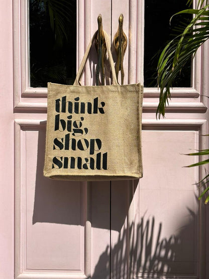 Think Big, Shop Small Tote Bag