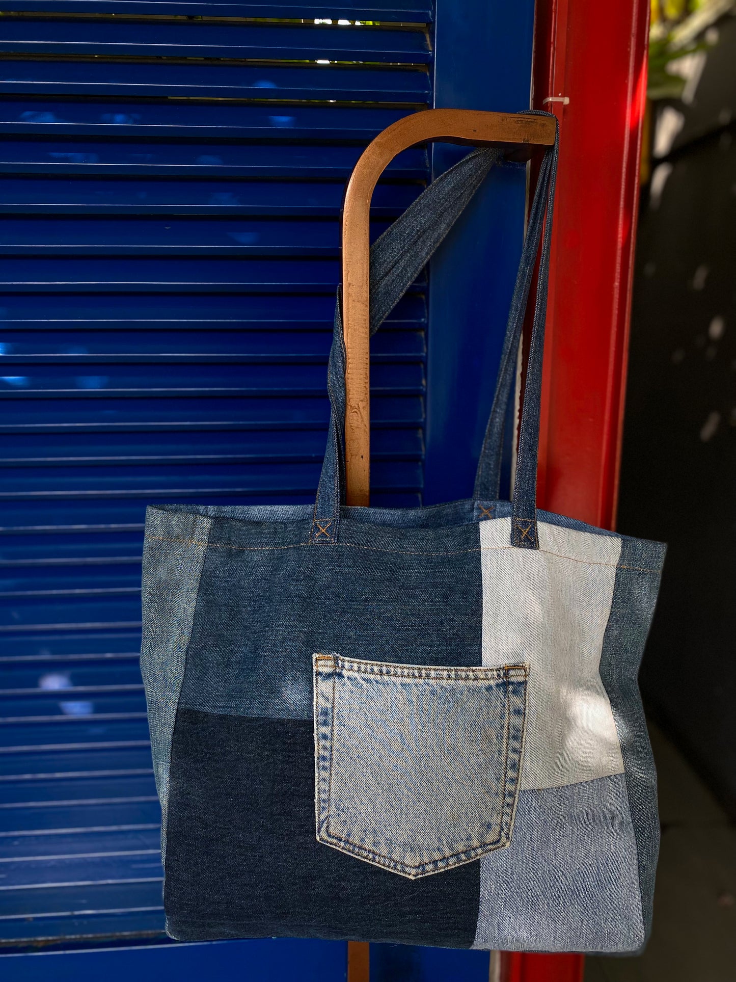 Denim Tote Bag